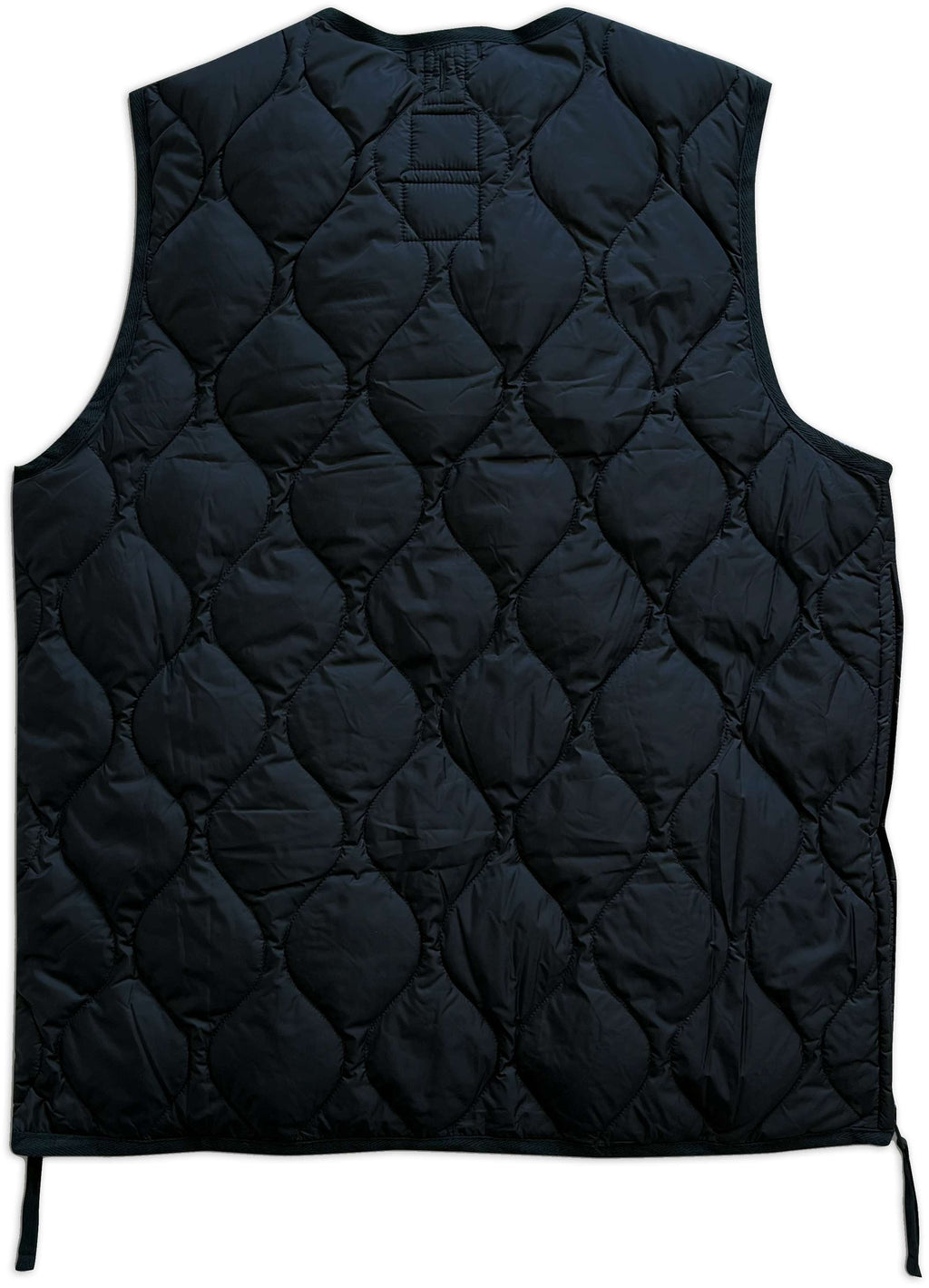 Taion Gilet Military V Neck W-zip Down Vest Black Nero Uomo - 2