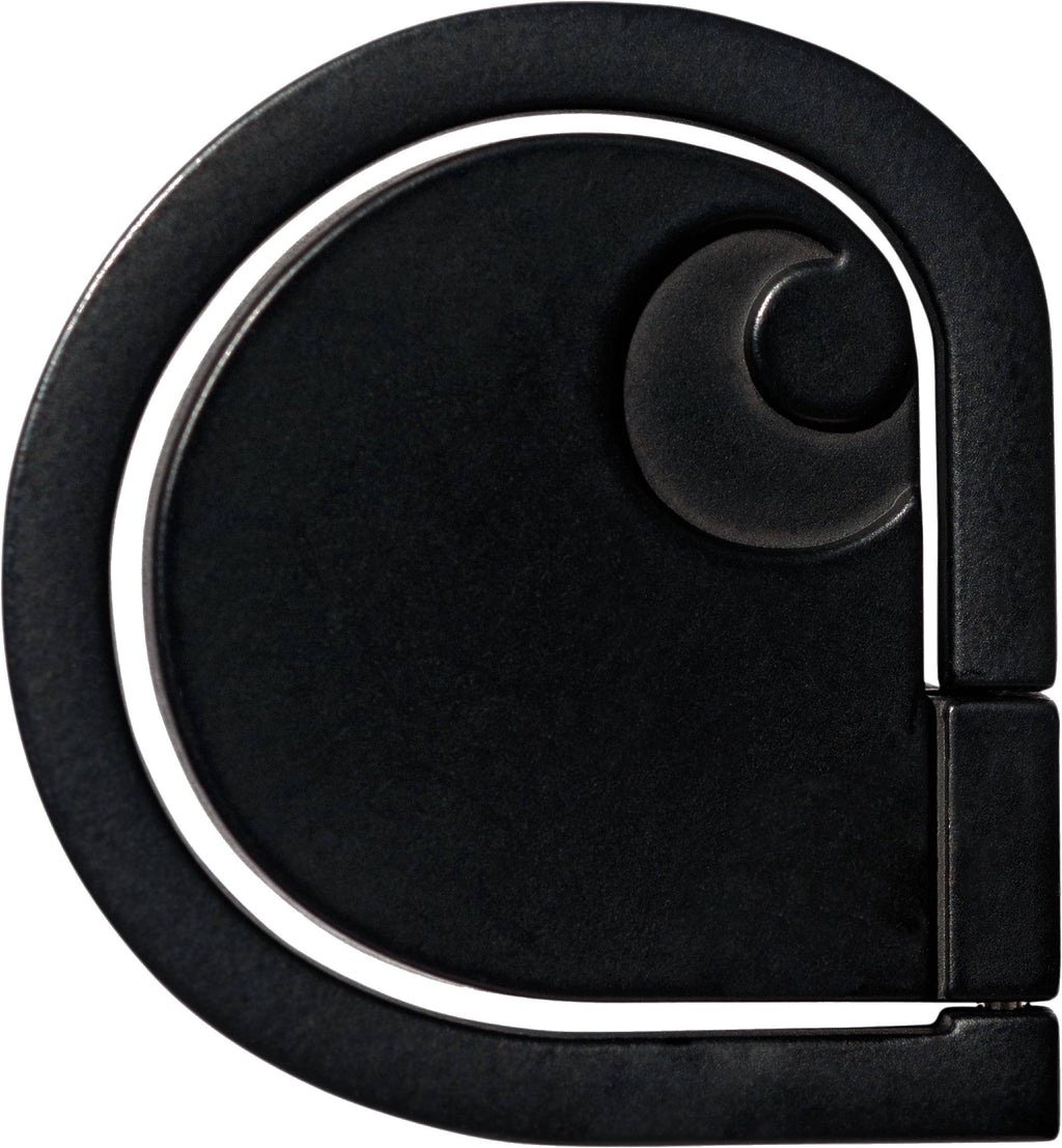 Carhartt Wip Anello C Logo Phone Ring Alloy Black Nero Uomo - 1