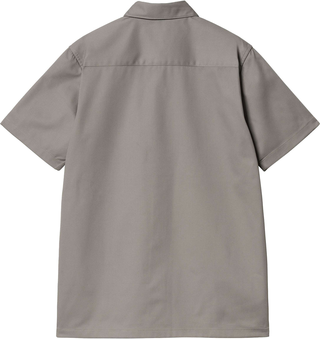 Carhartt Wip Camicia S/s Master Shirt Marengo Grigio Uomo - 2