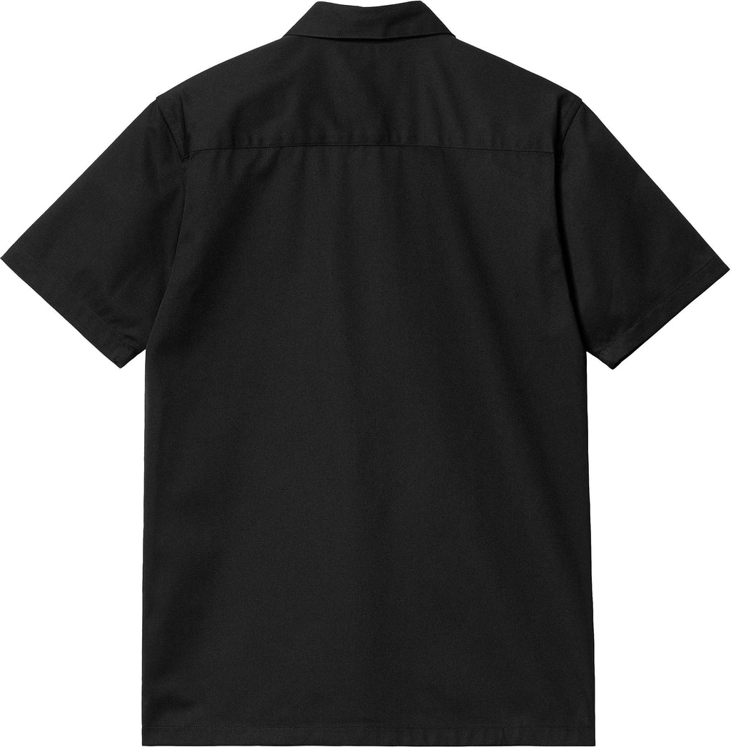 Carhartt Wip Camicia S/s Master Shirt Black Nero Uomo - 2