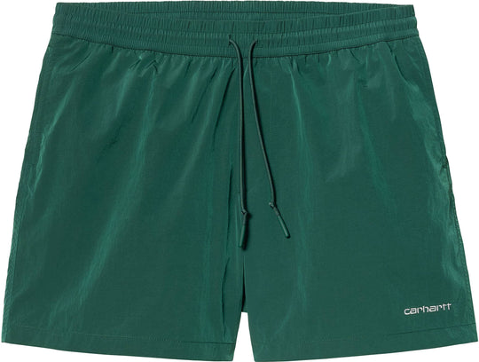 Carhartt Wip Costume Tobes Swim Trunks Chervil White Uomo Verde