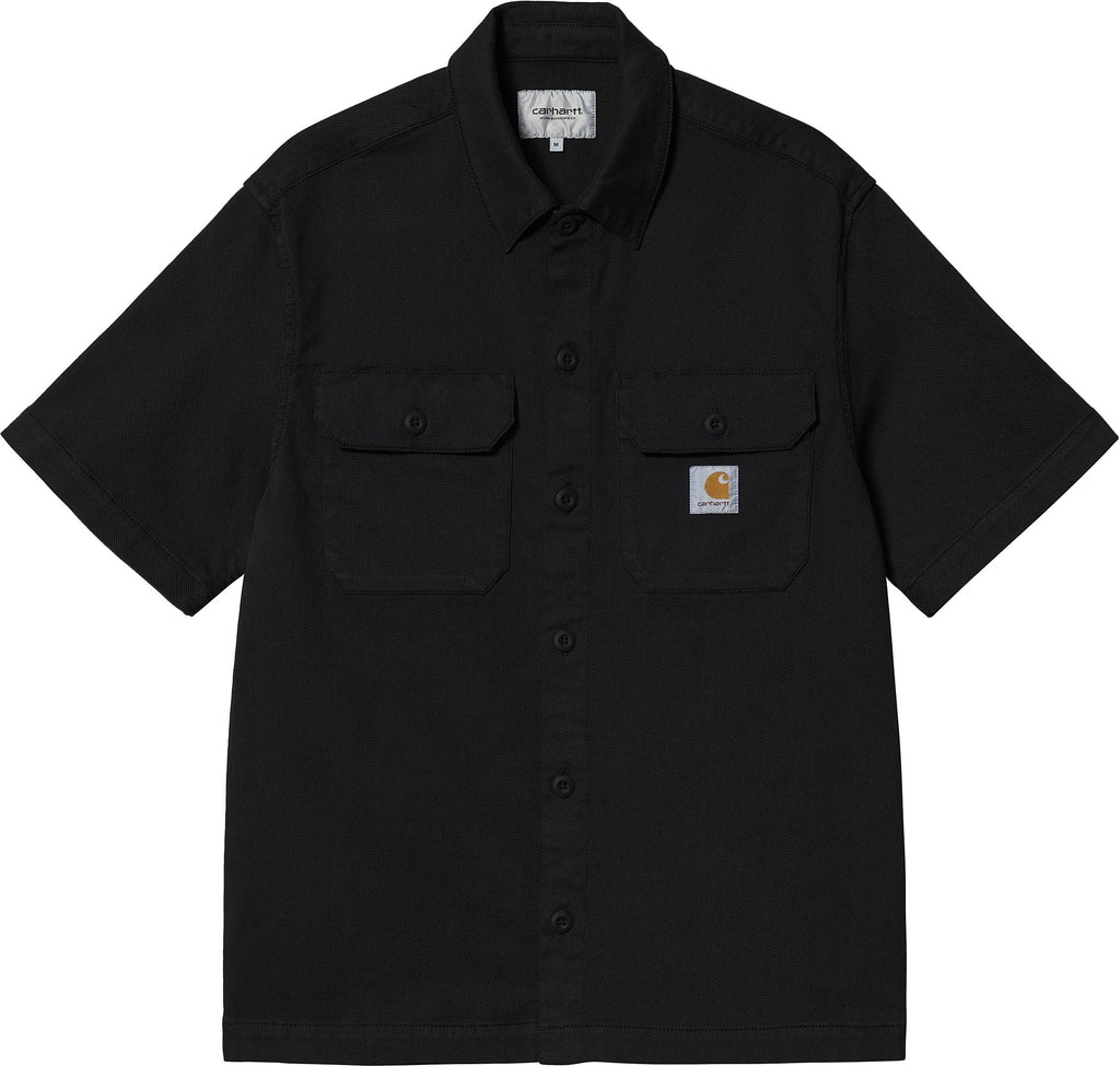 Carhartt Wip Camicia S/s Craft Shirt Black Nero Uomo - 1