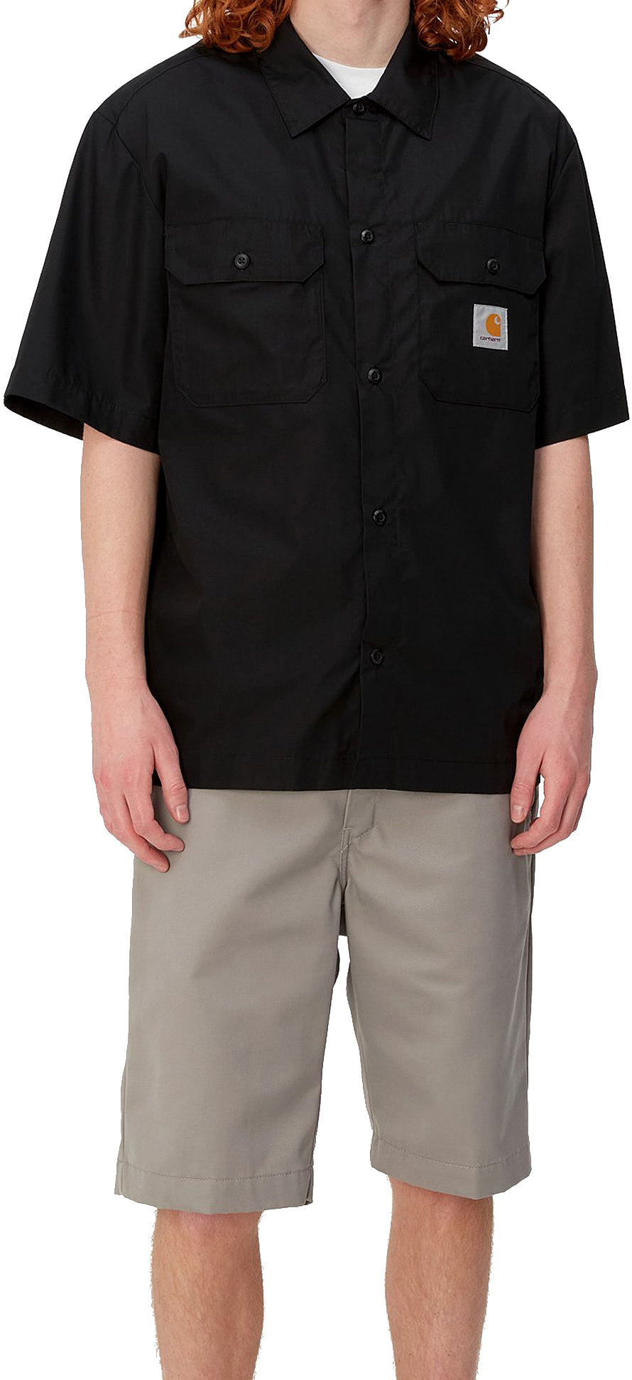 Carhartt Wip Camicia S/s Craft Shirt Black Nero Uomo - 3