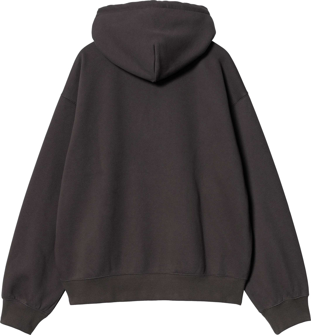 Carhartt Wip Felpa Hooded Drip Sweat Charcoal Grigio Uomo - 2