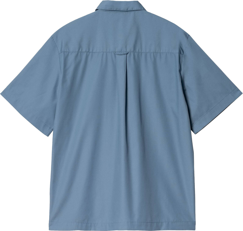 Carhartt Wip Camicia S/s Craft Shirt Sorrent Blue Uomo - 2