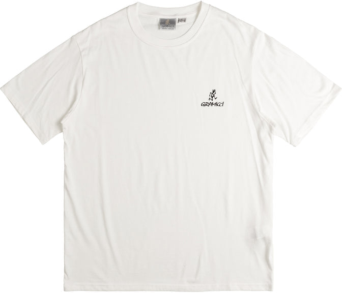  Gramicci T-shirt One Point Logo Tee White Uomo Bianco