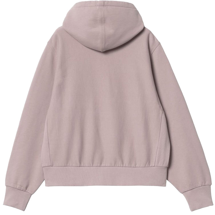 Carhartt Wip Felpa W Hd American Script Sweat Glassy Pink Rosa Donna - 2