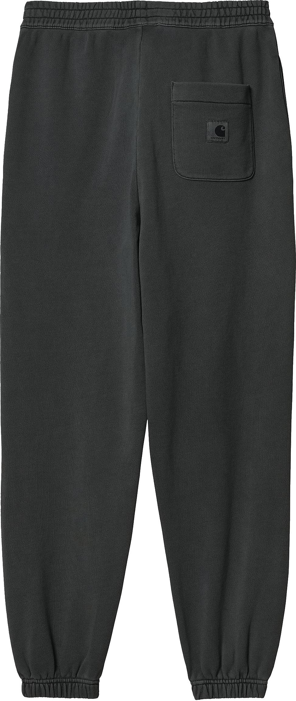 Carhartt Wip Pantalone W Nelson Sweat Pant Charcoal Garment Dyed Nero Donna - 1