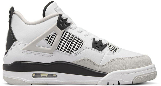 Jordan 4 Retro Military Black Gs Uomo Bianco