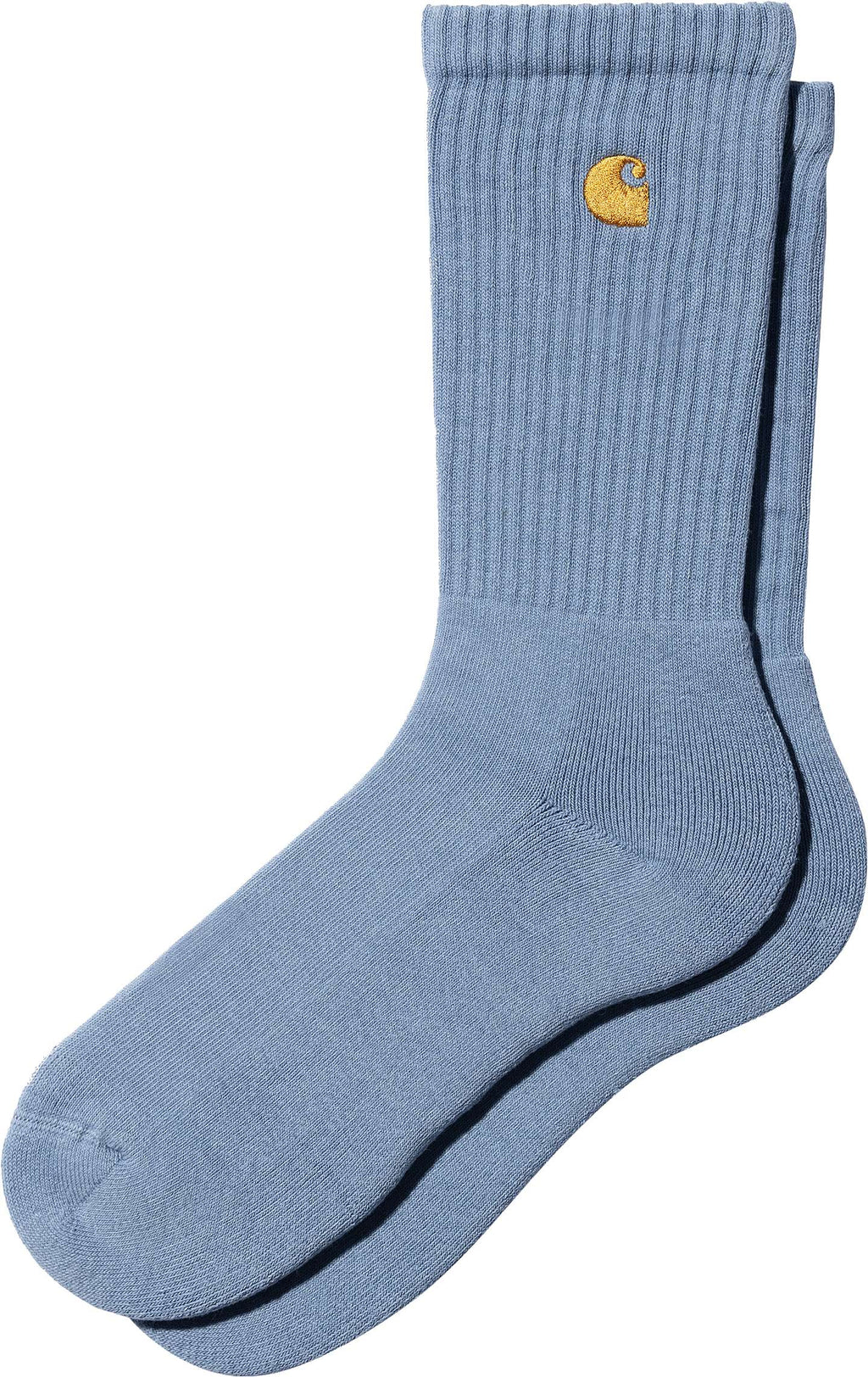 Carhartt Wip Calze Chase Socks Charm Blue Gold Uomo - 1