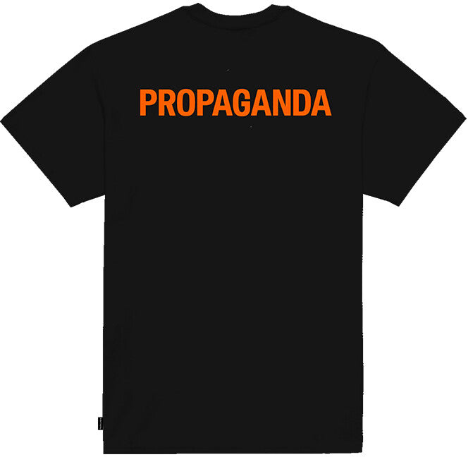Propaganda T-shirt Logo Steel Tee Black Nero Uomo - 2