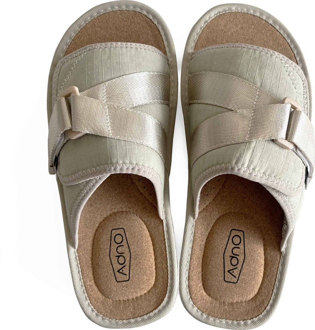 Adno Ciabatte Maxi Lull Dawn Patrol 2014 Slippers W Mesh Stone Grigio Donna - 2
