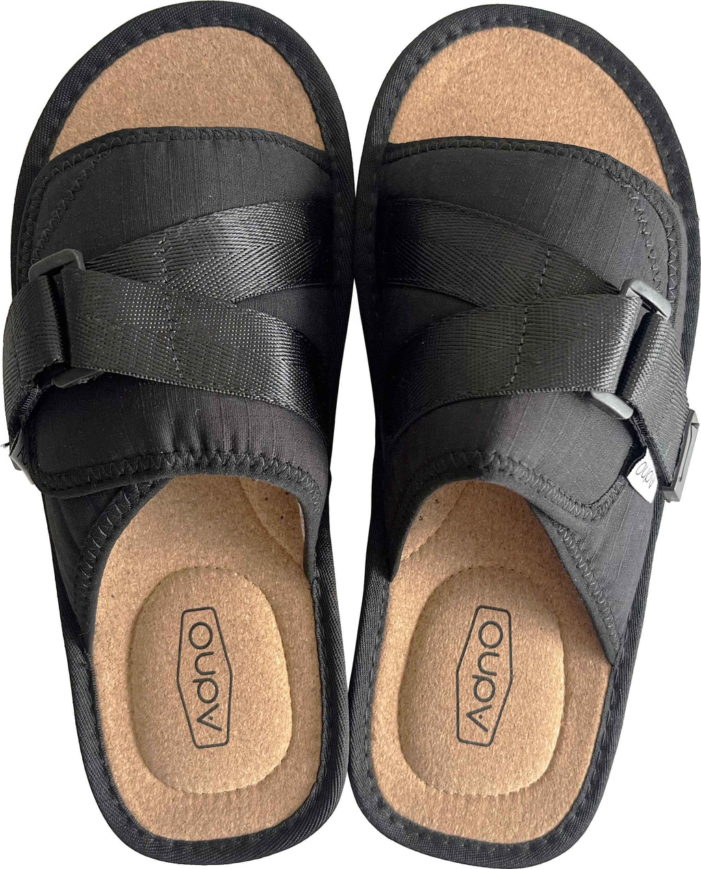 Adno Ciabatte Maxi Lull Dawn Patrol 2014 Slippers W Mesh Black Nero Donna - 2