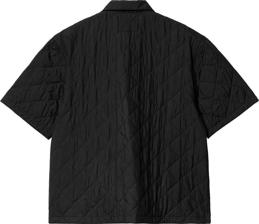 Carhartt Wip Camicia W S/s Laurens Shirt Jac Black Nero Donna - 2