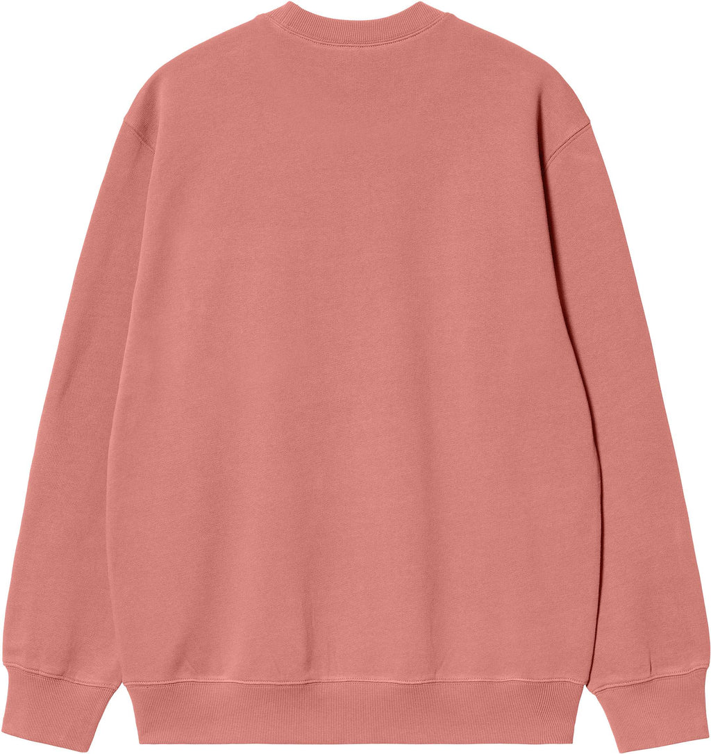 Carhartt Wip Felpa Carhartt Sweat Dusty Rose Sycamore Tree Rosa Uomo - 2