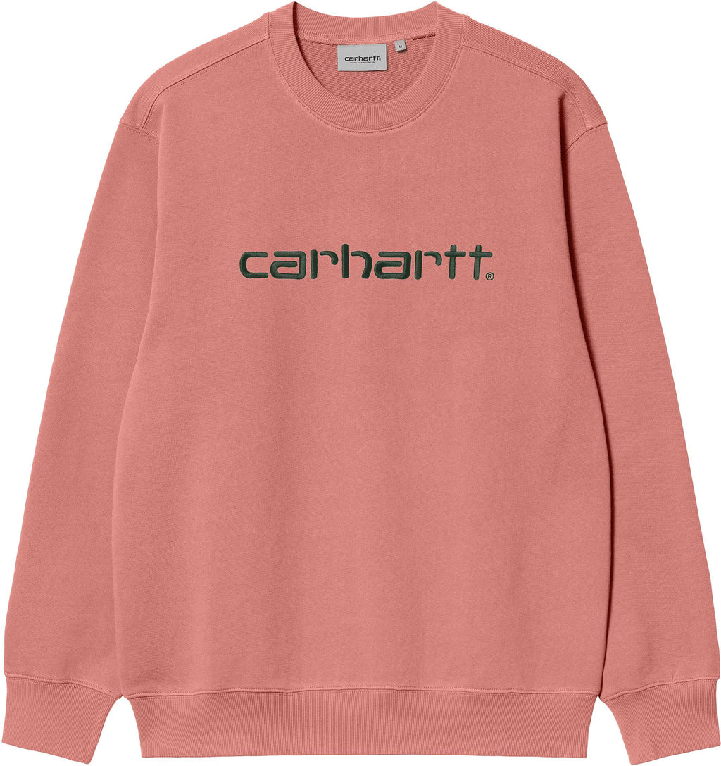 Carhartt Wip Felpa Carhartt Sweat Dusty Rose Sycamore Tree Rosa Uomo - 1