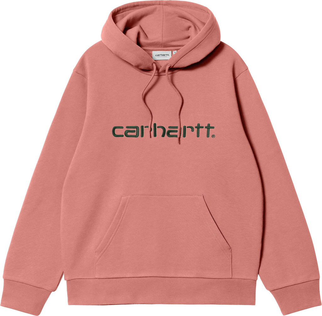 Carhartt Wip Felpa Hooded Carhartt Sweat Dusty Rose Sycamore Tree Rosa Uomo - 1