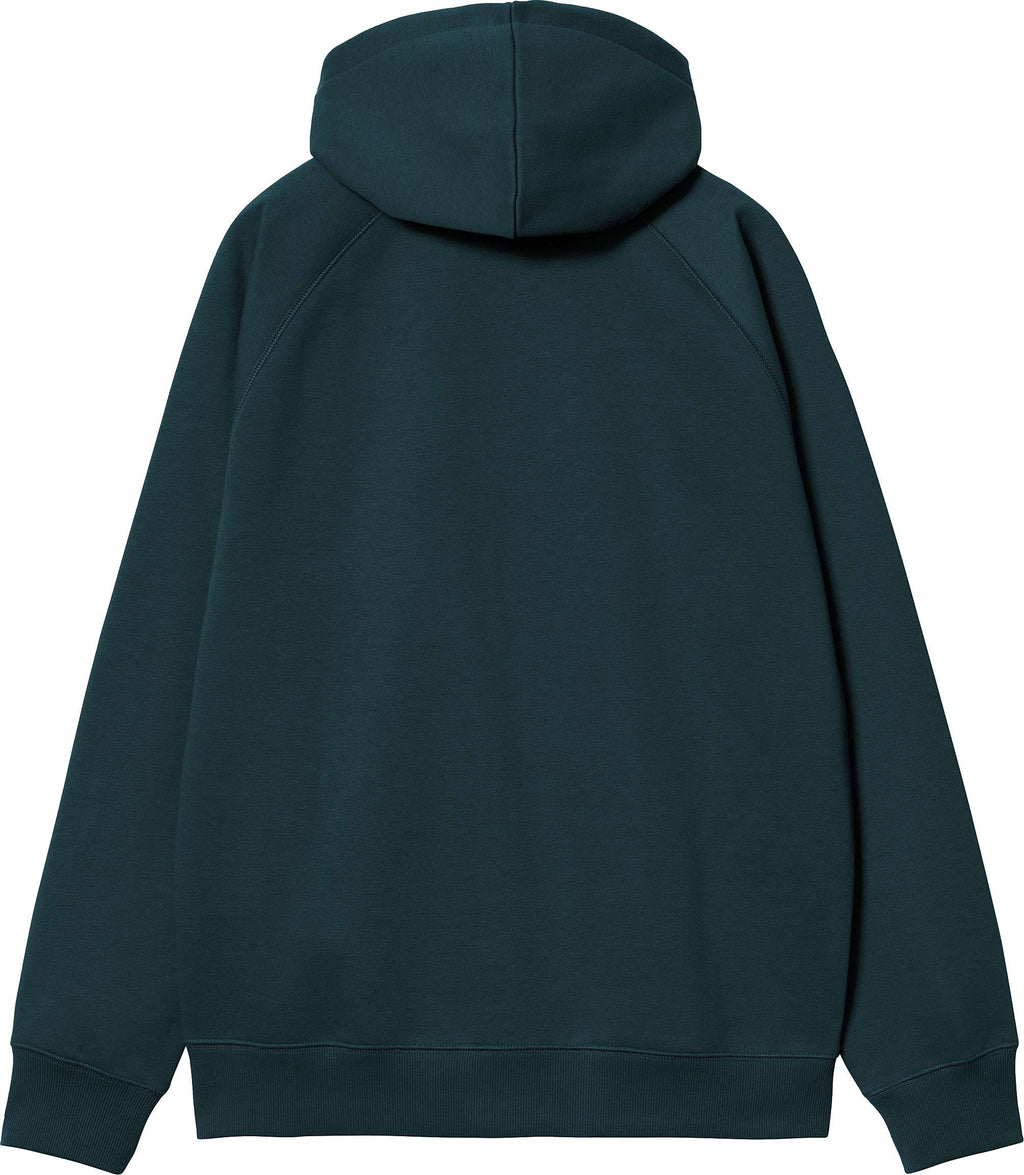 Carhartt Wip Felpa Hooded Chase Jacket Duck Blue Gold Verde Uomo - 2