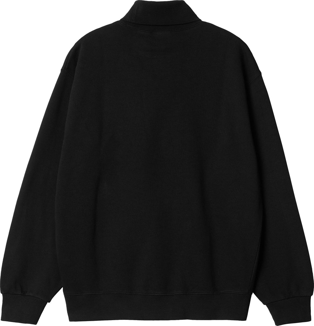 Carhartt Wip Felpa Collo Alto Script Mockneck Sweat Black Nero Uomo - 2