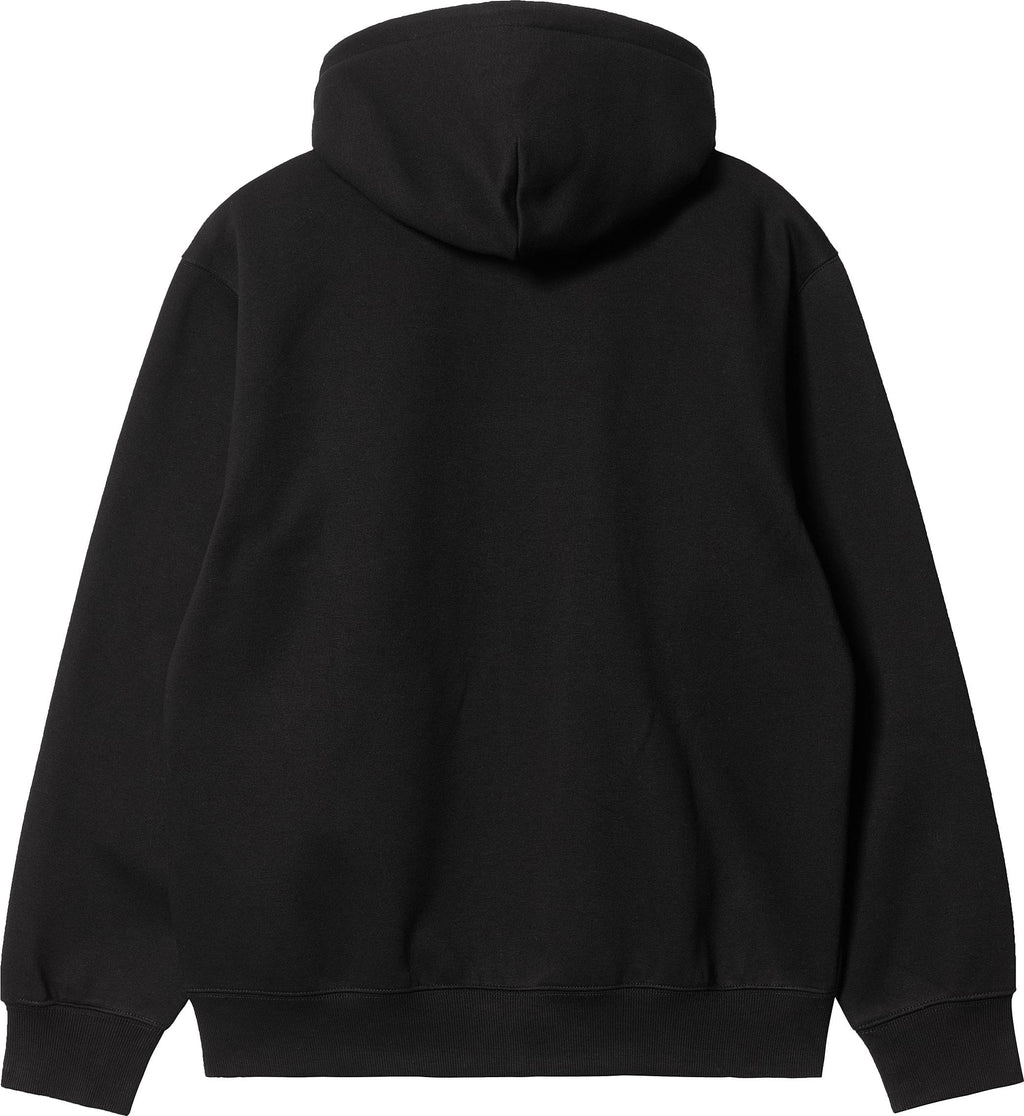 Carhartt Wip Felpa Hooded Carhartt Sweat Black Black Nero Uomo - 2