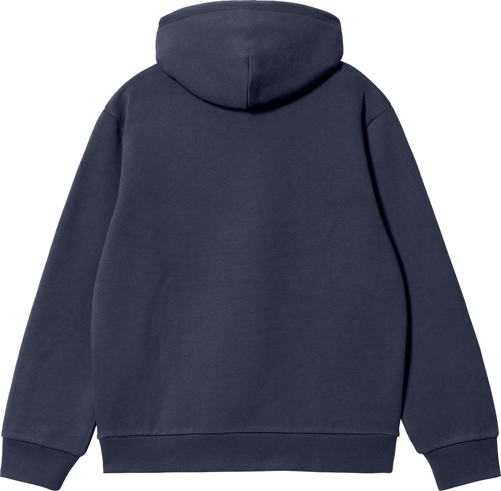 Carhartt Wip Felpa Hooded Carhartt Sweat Air Force Blue Melbec Uomo - 2