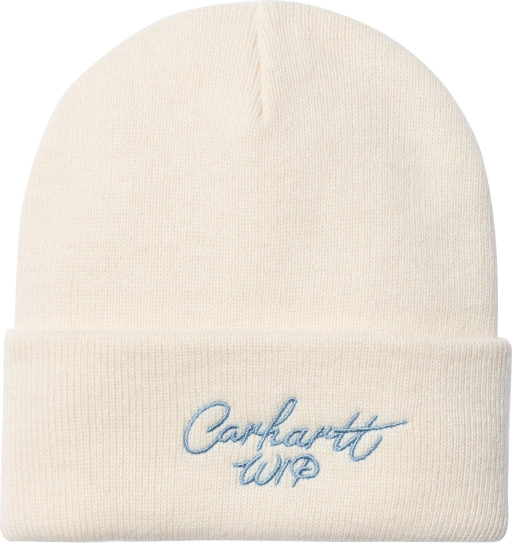 Carhartt Wip Cuffia Signature Beanie Natural Dusty Ice Beige Uomo - 1