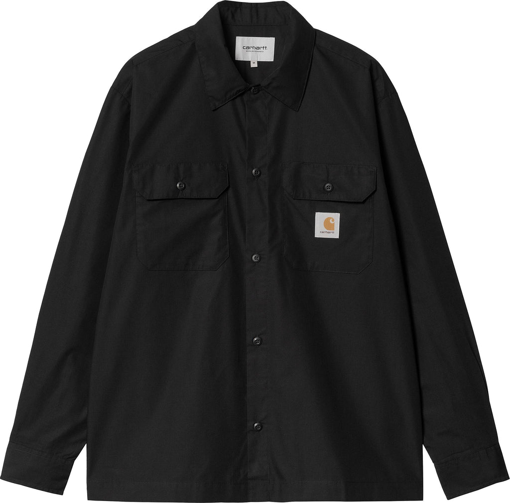 Carhartt Wip Camicia L/s Craft Shirt Black Nero Uomo - 1