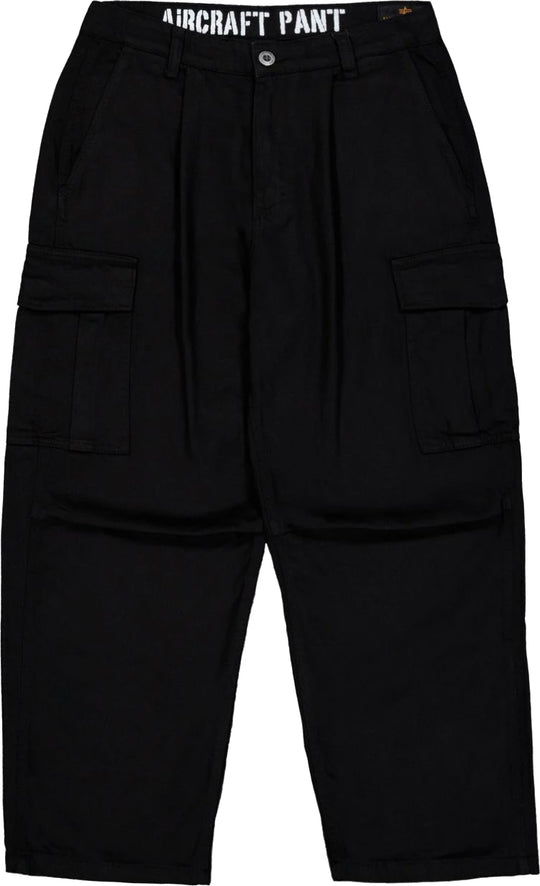 Alpha Industries Pantalone Aircraft Pant Black Uomo Nero