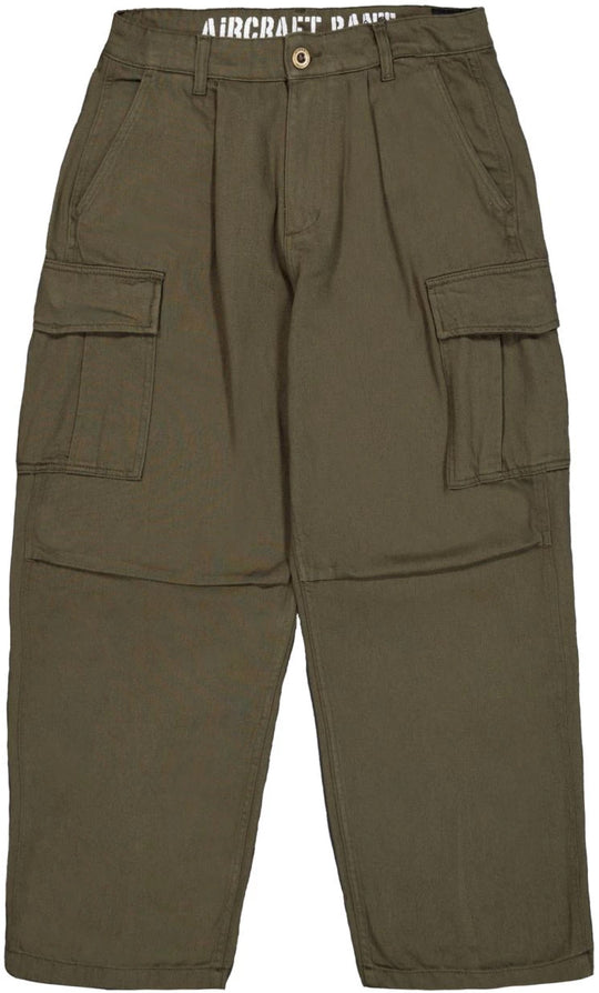 Alpha Industries Pantalone Aircraft Pant Dark Olive Uomo Verde