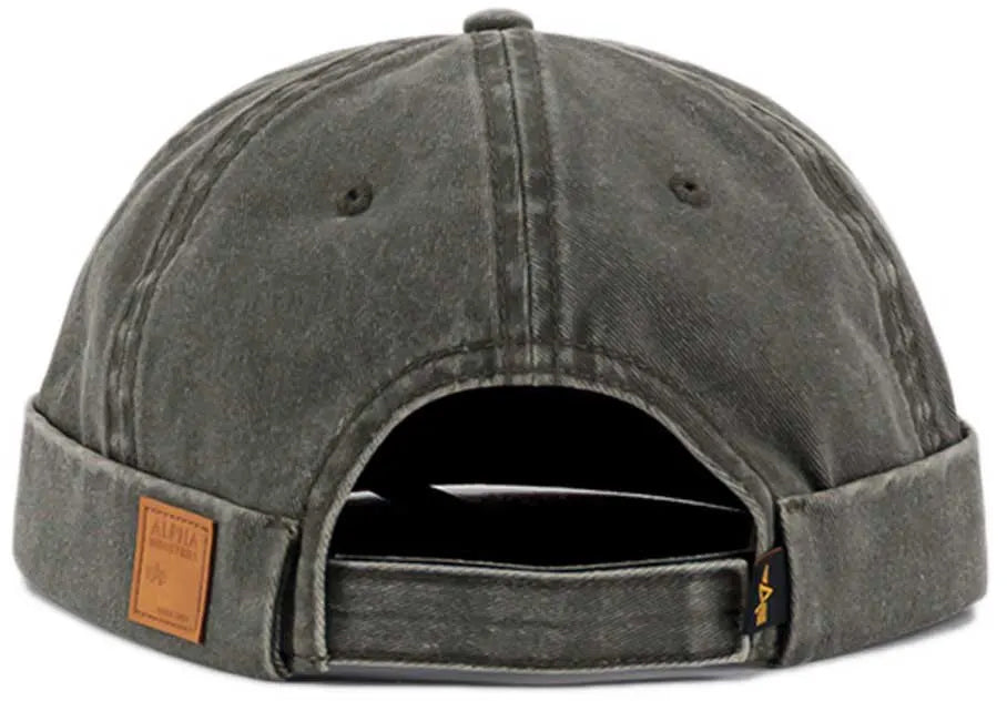 Alpha Industries Cappello Docker Hat Black Olive Verde Uomo - 1