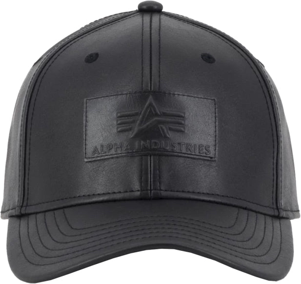 Alpha Industries Cappello Pu Logo Cap Black Nero Uomo - 1