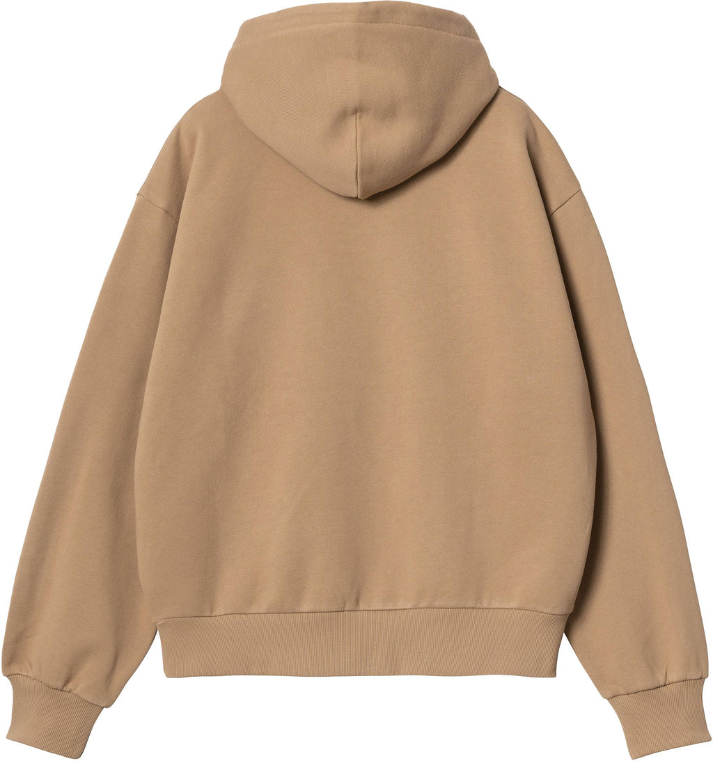 Carhartt Wip Felpa W Hooded Casey Sweatshirt Peanut Silver Donna - 2