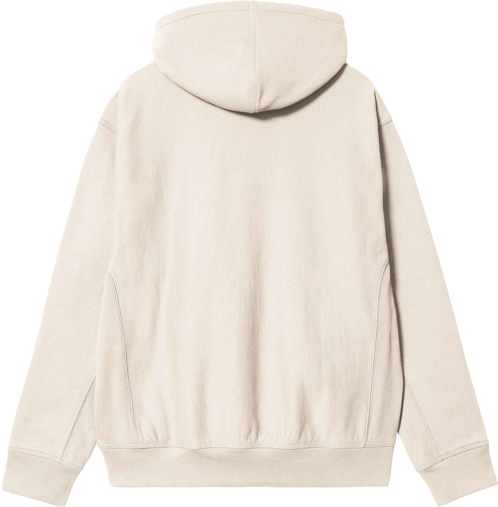 Carhartt Wip Felpa Hooded American Script Sweat Moonbeam Uomo - 2