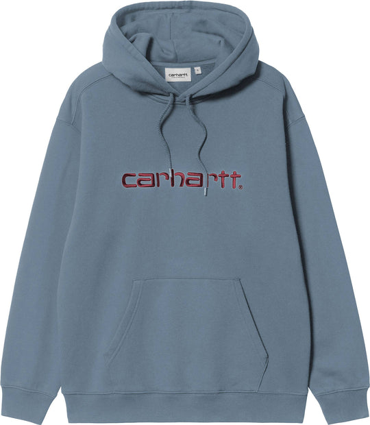 Carhartt Wip Felpa W Hooded Carhartt Sweatshirt Positano Malbec Donna