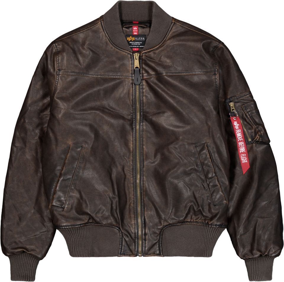 Alpha Industries Giacca Ma-1 Fl Vintage Vintage Brown Uomo - 1