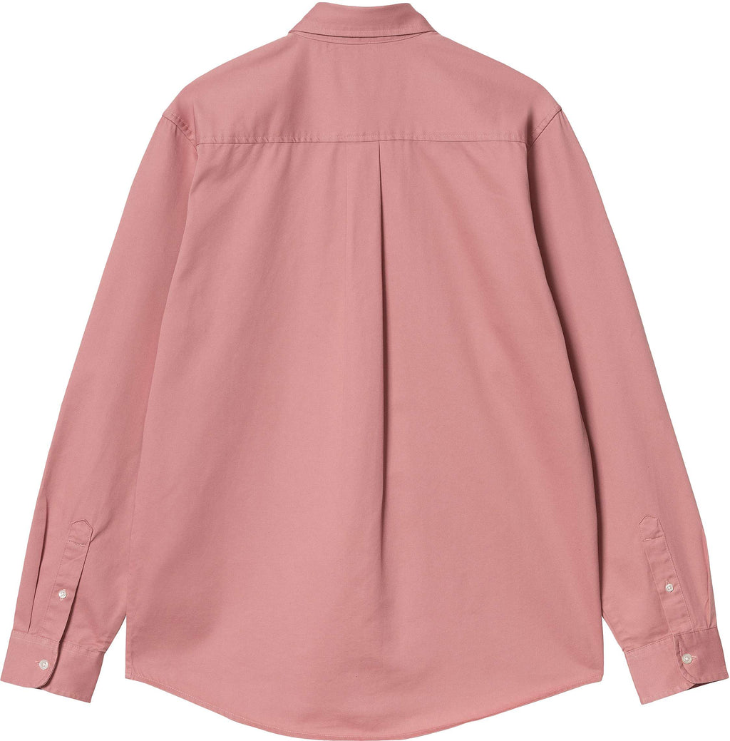 Carhartt Wip Camicia Ls Madison Shirt Dusty Rose Wax Uomo - 2