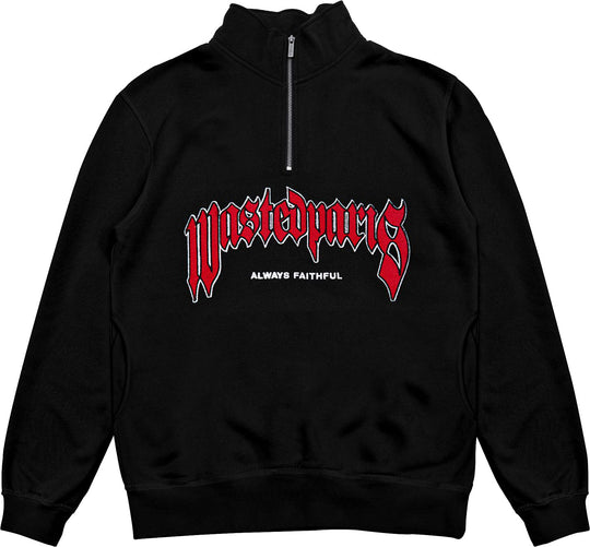 Wasted Paris Felpa Pitcher Funnel Crewneck Black Uomo