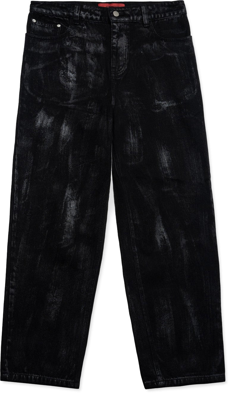 Acupuncture Jeans Paint Jeans Black Uomo - 2