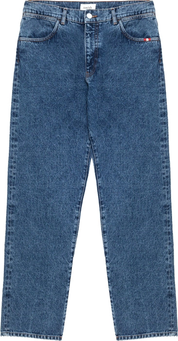 Amish Jeans James Denim Sw Denim Blue Uomo - 1