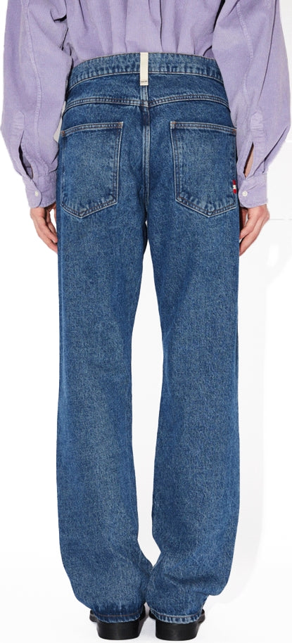 Amish Jeans James Denim Sw Denim Blue Uomo - 2