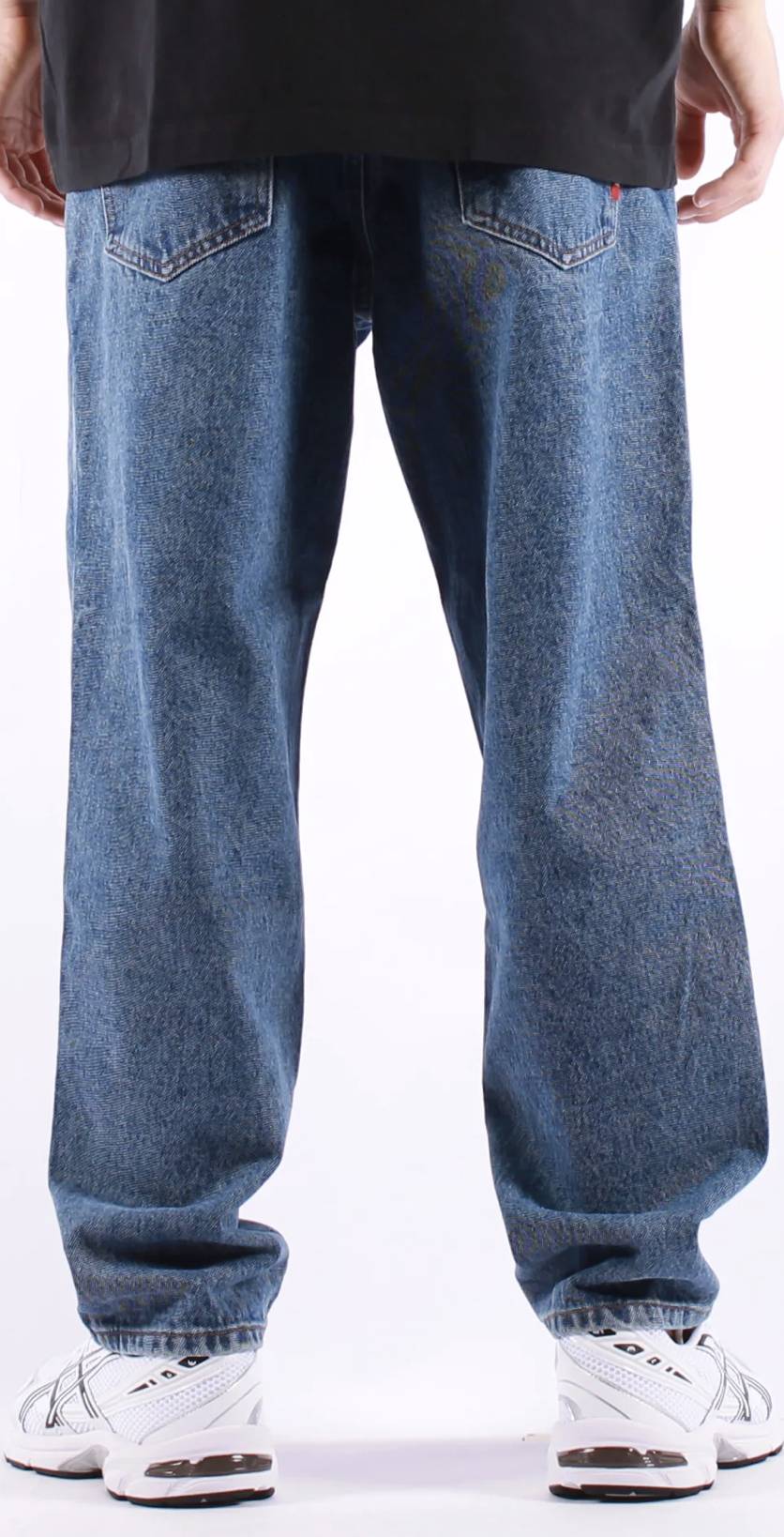 Amish Jeans New Bernie Sw Denim Blue Uomo - 2