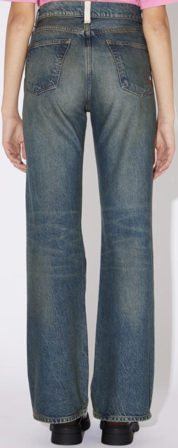 Amish Jeans Kendall Recycled Denim Dirty Soul Denim Blue Donna - 2