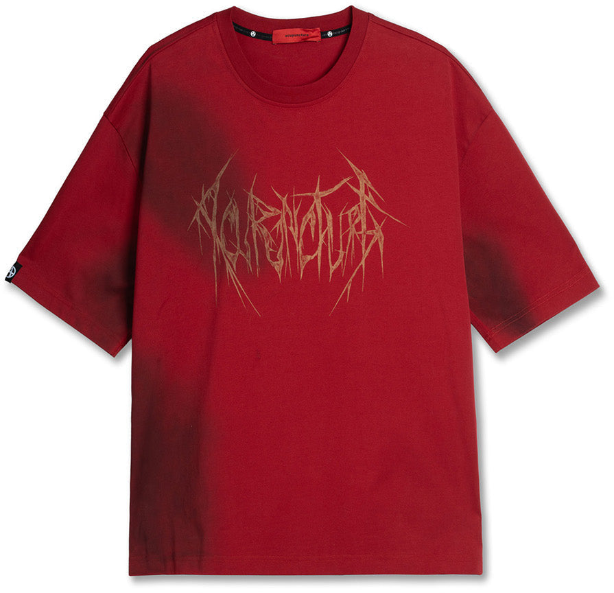 Acupuncture T-shirt Thunderstroke Tshirt Red Uomo - 1