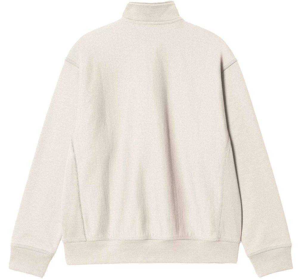 Carhartt Wip Felpa Half Zip American Script Sweat Moonbeam Uomo - 2