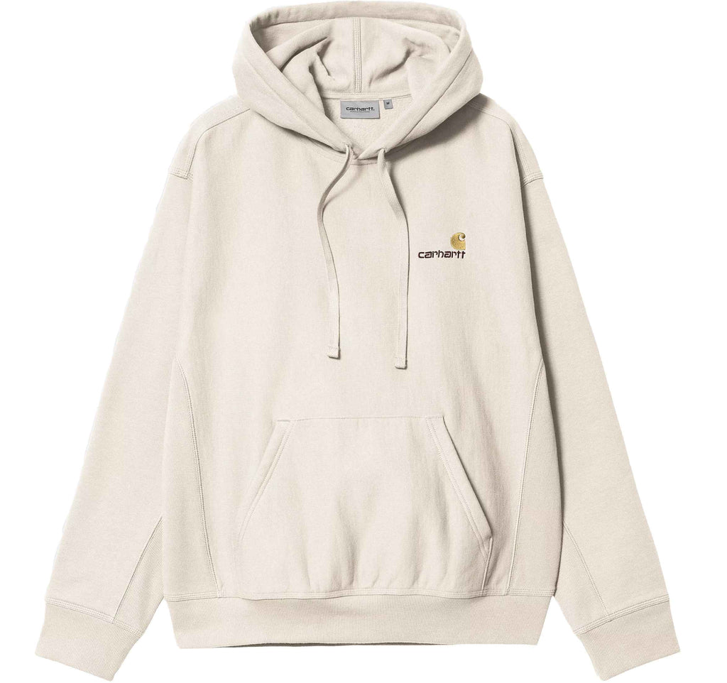 Carhartt Wip Felpa Hooded American Script Jacket Moonbeam Uomo - 1