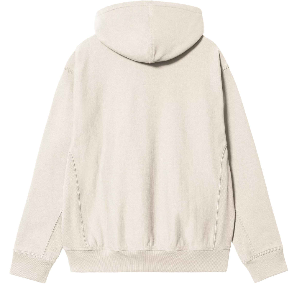 Carhartt Wip Felpa Hooded American Script Jacket Moonbeam Uomo - 2