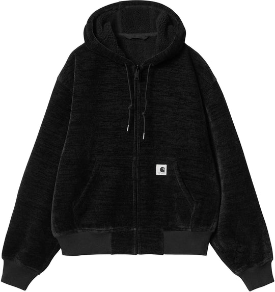 Carhartt Wip W Og Active Sweat Jacket Black Donna