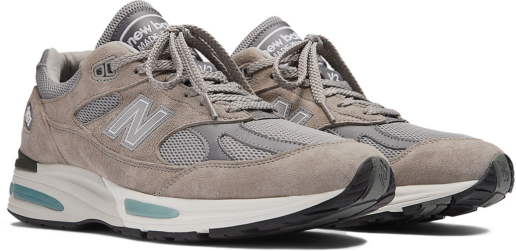 New Balance Scarpe 991 Gl2 Made In Uk Grey Dove Alloy Silver Uomo - 2