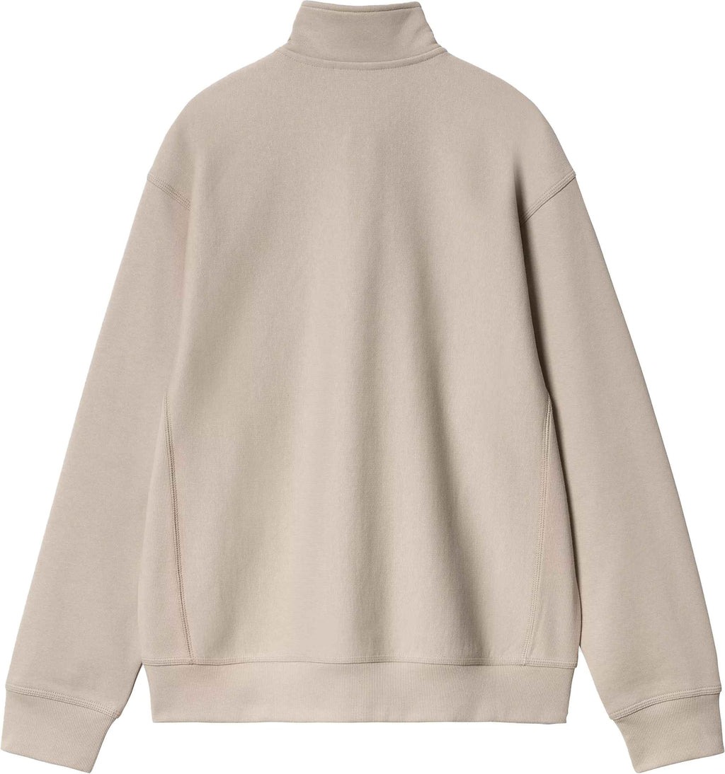 Carhartt Wip Felpa Half Zip American Script Sweat Fleur De Sel Fleurdesel Uomo - 2