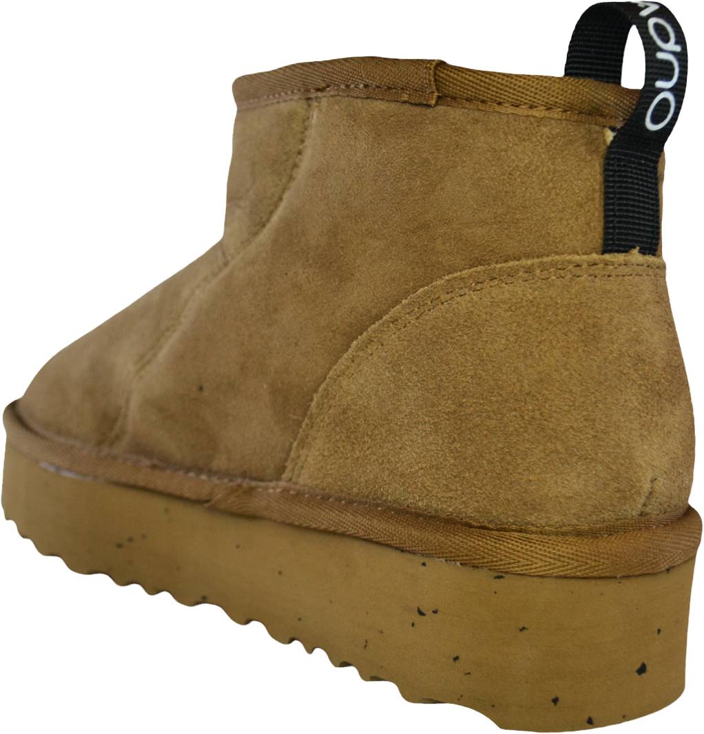 Adno Stivali Mid Lull Bootie Chestnut Donna - 2